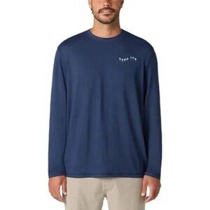 Hang Ten Men's Long Sleeve Tee Large Blue